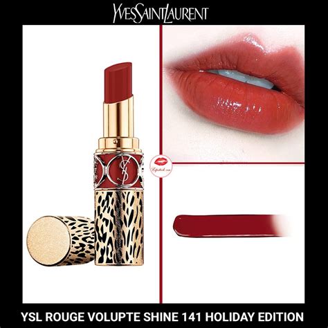 ysl rouge volupté shine 141 couture leopard edition|YSL beauty color palette.